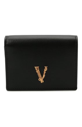 Женские кожаное портмоне VERSACE черного цвета по цене 41200 руб., арт. DPDG704V/D11VIT | Фото 1 Женские кожаное портмоне VERSACE черного цвета, арт. DPDG704V/D11VIT | Фото 1