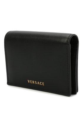 Женские кожаное портмоне VERSACE черного цвета по цене 41200 руб., арт. DPDG704V/D11VIT | Фото 2 Женские кожаное портмоне VERSACE черного цвета, арт. DPDG704V/D11VIT | Фото 2