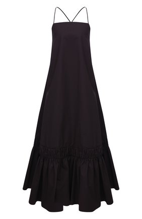Женское хлопковое платье JIL SANDER коричневого цвета по цене 199500 руб., арт. JSPS500406-WS245100 | Фото 1 Женское хлопковое платье JIL SANDER коричневого цвета, арт. JSPS500406-WS245100 | Фото 1