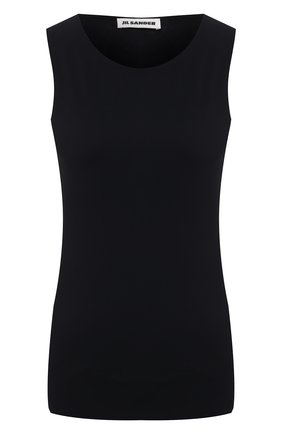 Женский топ JIL SANDER черного цвета по цене 20750 руб., арт. JSPS705036-WS477108 | Фото 1 Женский топ JIL SANDER черного цвета, арт. JSPS705036-WS477108 | Фото 1