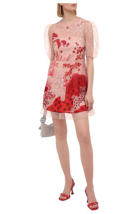 Женское платье REDVALENTINO красного цвета по цене 89150 руб., арт. VR3VA17F/5QM | Фото 2 Женское платье REDVALENTINO красного цвета, арт. VR3VA17F/5QM | Фото 2