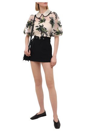 Женская юбка-шорты REDVALENTINO черного цвета по цене 41450 руб., арт. VR3RFE50/2EU | Фото 2 Женская юбка-шорты REDVALENTINO черного цвета, арт. VR3RFE50/2EU | Фото 2