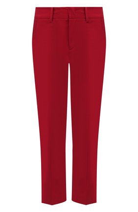 Женские брюки из вискозы и шерсти REDVALENTINO красного цвета по цене 39400 руб., арт. VR3RBD45/WBP | Фото 1 Женские брюки из вискозы и шерсти REDVALENTINO красного цвета, арт. VR3RBD45/WBP | Фото 1