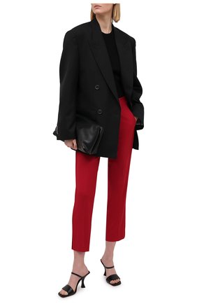 Женские брюки из вискозы и шерсти REDVALENTINO красного цвета по цене 39400 руб., арт. VR3RBD45/WBP | Фото 2 Женские брюки из вискозы и шерсти REDVALENTINO красного цвета, арт. VR3RBD45/WBP | Фото 2