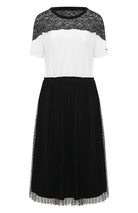 Женское платье REDVALENTINO черно-белого цвета по цене 62450 руб., арт. VR3MJ06C/5PU | Фото 1 Женское платье REDVALENTINO черно-белого цвета, арт. VR3MJ06C/5PU | Фото 1
