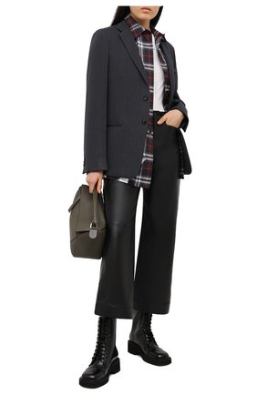 Женские кожаные брюки PROENZA SCHOULER WHITE LABEL черного цвета по цене 82350 руб., арт. WL2116070-LR184 | Фото 2 Женские кожаные брюки PROENZA SCHOULER WHITE LABEL черного цвета, арт. WL2116070-LR184 | Фото 2