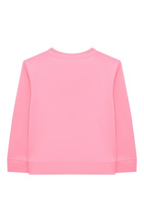Детский хлопковый свитшот EMILIO PUCCI розового цвета по цене 14250 руб., арт. 9O4010 | Фото 2 Детский хлопковый свитшот EMILIO PUCCI розового цвета, арт. 9O4010 | Фото 2