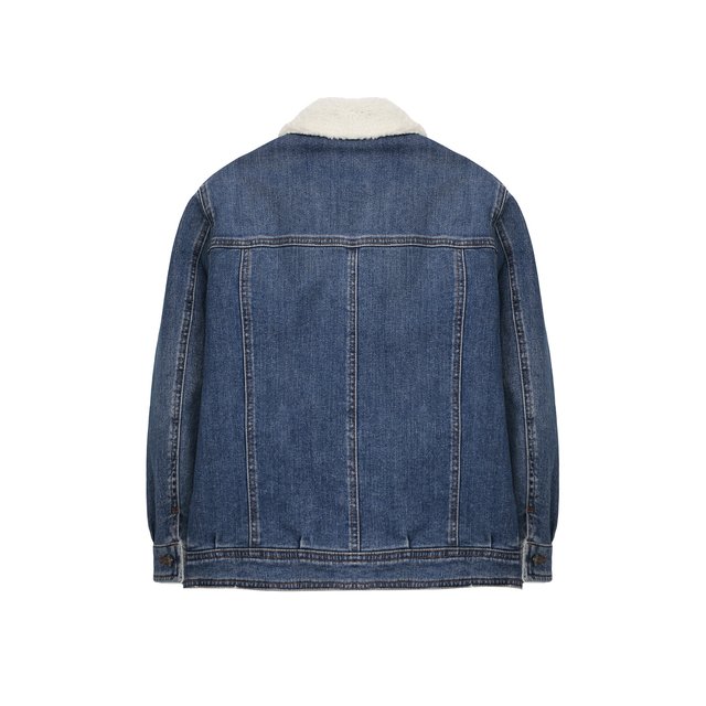 Утепленная джинсовая куртка Dolce & Gabbana L42B07/LD908/8-14 Фото 2