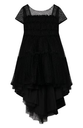 Детское платье ALETTA черного цвета по цене 23800 руб., арт. AL21575/4A-8A | Фото 1 Детское платье ALETTA черного цвета, арт. AL21575/4A-8A | Фото 1 (Материал внешний: Синтетический материал; Девочки Кросс-КТ: Платье-одежда; Материал подклада: Хлопок; Случай: Вечерний; Рукава: Короткие; Ростовка одежда: 4 года | 104 см, 5 лет | 110 см, 6 лет | 116 см, 7 лет | 122 см, 8 лет | 128 см)
