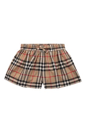 Детские хлопковые шорты BURBERRY бежевого цвета по цене 14500 руб., арт. 8037045 | Фото 1 Детские хлопковые шорты BURBERRY бежевого цвета, арт. 8037045 | Фото 1
