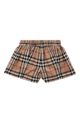 Детские хлопковые шорты BURBERRY бежевого цвета по цене 14500 руб., арт. 8037045 | Фото 2 Детские хлопковые шорты BURBERRY бежевого цвета, арт. 8037045 | Фото 2
