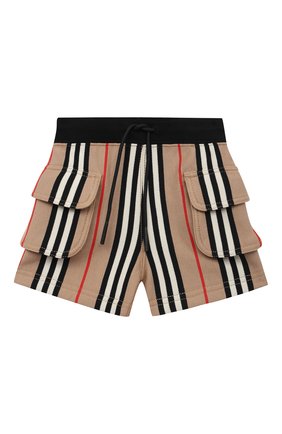 Детские хлопковые шорты BURBERRY бежевого цвета по цене 10650 руб., арт. 8036585 | Фото 1 Детские хлопковые шорты BURBERRY бежевого цвета, арт. 8036585 | Фото 1