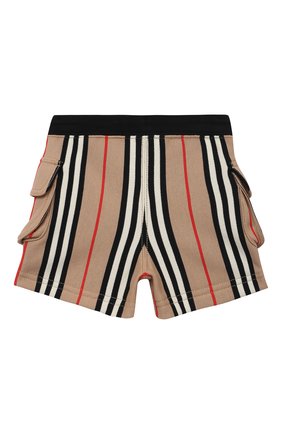 Детские хлопковые шорты BURBERRY бежевого цвета по цене 10650 руб., арт. 8036585 | Фото 2 Детские хлопковые шорты BURBERRY бежевого цвета, арт. 8036585 | Фото 2