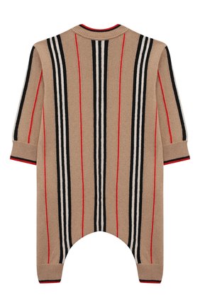 Детский комбинезон из кашемира и шерсти BURBERRY бежевого цвета по цене 34050 руб., арт. 8036568 | Фото 2 Детский комбинезон из кашемира и шерсти BURBERRY бежевого цвета, арт. 8036568 | Фото 2 (Материал внешний: Кашемир, Шерсть; Рукава: Длинные; Региональные ограничения белый список (Axapta Mercury): RU; Ростовка одежда: 12 мес | 80 см, 18 мес | 86 см, 0 - 3 мес | 50 - 60 см, 3 мес | 62 см, 6 мес | 68 см, 9 мес | 74 см)