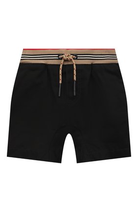 Детские хлопковые шорты BURBERRY черного цвета по цене 12800 руб., арт. 8036434 | Фото 1 Детские хлопковые шорты BURBERRY черного цвета, арт. 8036434 | Фото 1
