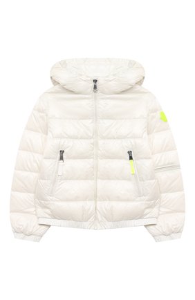 Детского пуховая куртка MONCLER белого цвета по цене 42250 руб., арт. G1-954-1A50K-10-539ST/4-6A | Фото 1 Детского пуховая куртка MONCLER белого цвета, арт. G1-954-1A50K-10-539ST/4-6A | Фото 1