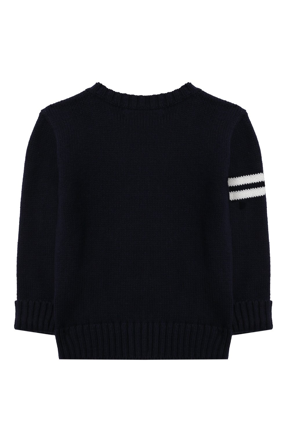 Детский хлопковый пуловер POLO RALPH LAUREN синего цвета по цене 13050 руб., арт. 320834677 | Фото 2 Детский хлопковый пуловер POLO RALPH LAUREN синего цвета, арт. 320834677 | Фото 2
