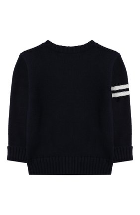 Детский хлопковый пуловер POLO RALPH LAUREN синего цвета по цене 13050 руб., арт. 320834677 | Фото 2 Детский хлопковый пуловер POLO RALPH LAUREN синего цвета, арт. 320834677 | Фото 2