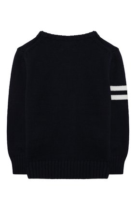 Детский хлопковый пуловер POLO RALPH LAUREN синего цвета по цене 14550 руб., арт. 321834677 | Фото 2 Детский хлопковый пуловер POLO RALPH LAUREN синего цвета, арт. 321834677 | Фото 2