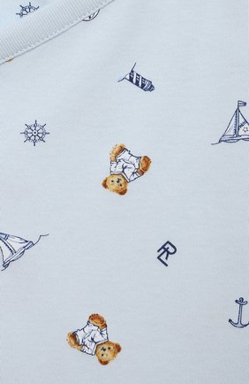 Детское комплект из двух боди POLO RALPH LAUREN голубого цвета по цене 5550 руб., арт. 320834125 | Фото 5 Детское комплект из двух боди POLO RALPH LAUREN голубого цвета, арт. 320834125 | Фото 5