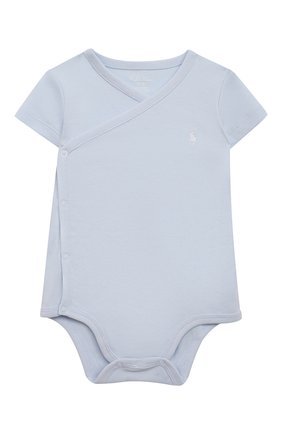 Детское комплект из трех боди POLO RALPH LAUREN голубого цвета по цене 7420 руб., арт. 320833465 | Фото 6 Детское комплект из трех боди POLO RALPH LAUREN голубого цвета, арт. 320833465 | Фото 6