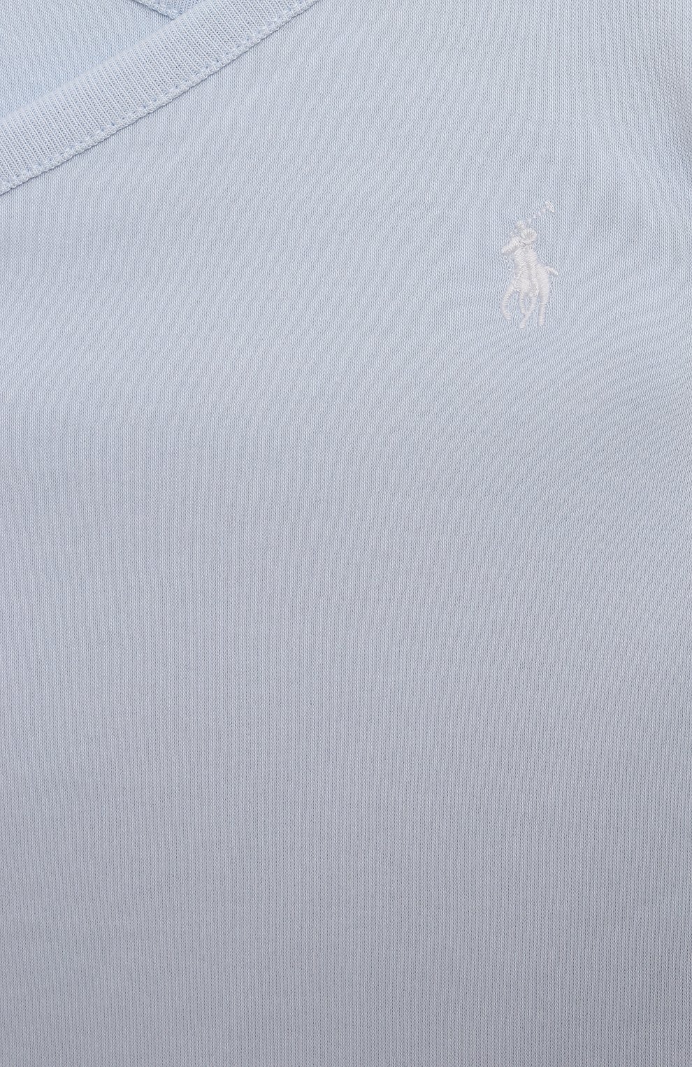 Детское комплект из трех боди POLO RALPH LAUREN голубого цвета по цене 7420 руб., арт. 320833465 | Фото 8 Детское комплект из трех боди POLO RALPH LAUREN голубого цвета, арт. 320833465 | Фото 8