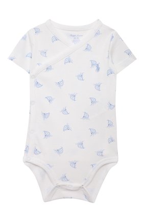Детское комплект из трех боди POLO RALPH LAUREN голубого цвета по цене 7420 руб., арт. 320833465 | Фото 9 Детское комплект из трех боди POLO RALPH LAUREN голубого цвета, арт. 320833465 | Фото 9
