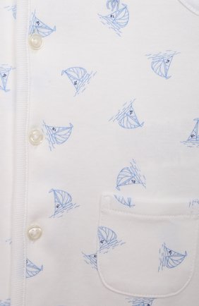Детское хлопковый песочник POLO RALPH LAUREN голубого цвета по цене 4600 руб., арт. 320833464 | Фото 3 Детское хлопковый песочник POLO RALPH LAUREN голубого цвета, арт. 320833464 | Фото 3