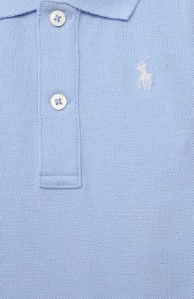 Детское хлопковое боди POLO RALPH LAUREN голубого цвета по цене 3475 руб., арт. 320812073 | Фото 3 Детское хлопковое боди POLO RALPH LAUREN голубого цвета, арт. 320812073 | Фото 3