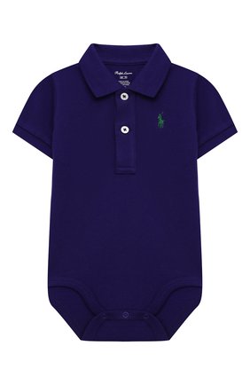 Детское хлопковое боди POLO RALPH LAUREN фиолетового цвета по цене 3475 руб., арт. 320812073 | Фото 1 Детское хлопковое боди POLO RALPH LAUREN фиолетового цвета, арт. 320812073 | Фото 1