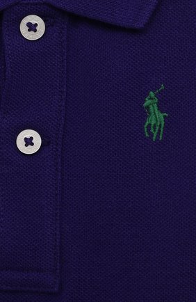 Детское хлопковое боди POLO RALPH LAUREN фиолетового цвета по цене 3475 руб., арт. 320812073 | Фото 3 Детское хлопковое боди POLO RALPH LAUREN фиолетового цвета, арт. 320812073 | Фото 3