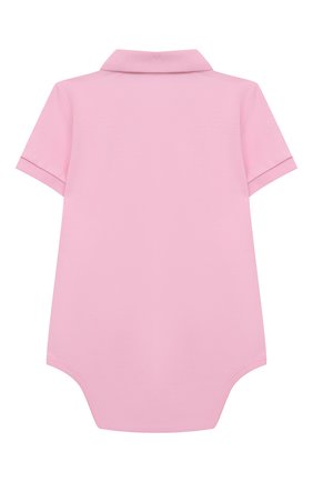 Детское хлопковое боди POLO RALPH LAUREN светло-розового цвета по цене 3475 руб., арт. 320812073 | Фото 2 Детское хлопковое боди POLO RALPH LAUREN светло-розового цвета, арт. 320812073 | Фото 2