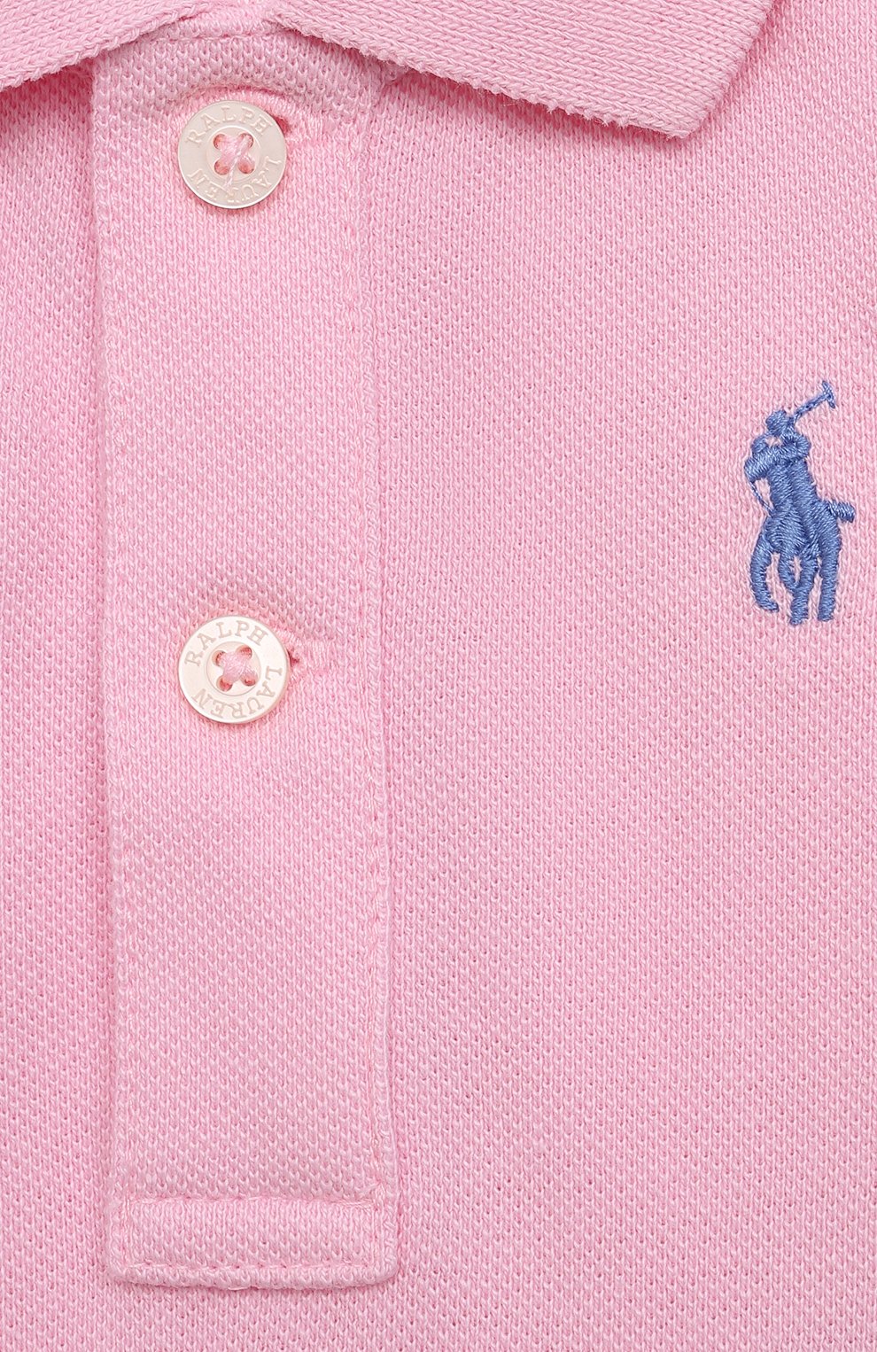Детское хлопковое боди POLO RALPH LAUREN светло-розового цвета по цене 3475 руб., арт. 320812073 | Фото 3 Детское хлопковое боди POLO RALPH LAUREN светло-розового цвета, арт. 320812073 | Фото 3