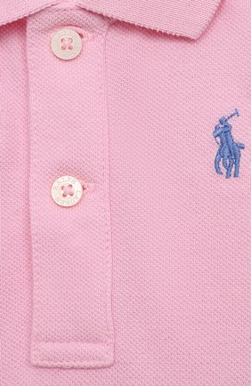 Детское хлопковое боди POLO RALPH LAUREN светло-розового цвета по цене 3475 руб., арт. 320812073 | Фото 3 Детское хлопковое боди POLO RALPH LAUREN светло-розового цвета, арт. 320812073 | Фото 3