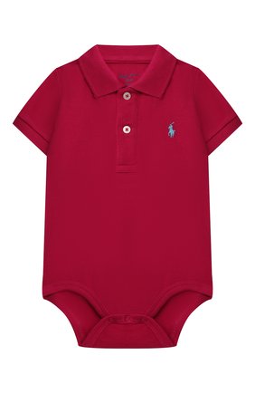 Детское хлопковое боди POLO RALPH LAUREN фуксия цвета по цене 3475 руб., арт. 320812073 | Фото 1 Детское хлопковое боди POLO RALPH LAUREN фуксия цвета, арт. 320812073 | Фото 1