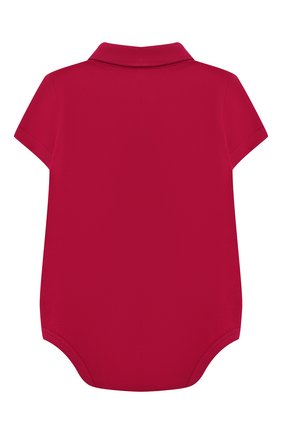 Детское хлопковое боди POLO RALPH LAUREN фуксия цвета по цене 3475 руб., арт. 320812073 | Фото 2 Детское хлопковое боди POLO RALPH LAUREN фуксия цвета, арт. 320812073 | Фото 2