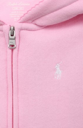 Детский комплект из толстовки и брюк POLO RALPH LAUREN розового цвета по цене 9315 руб., арт. 310833730 | Фото 6 Детский комплект из толстовки и брюк POLO RALPH LAUREN розового цвета, арт. 310833730 | Фото 6