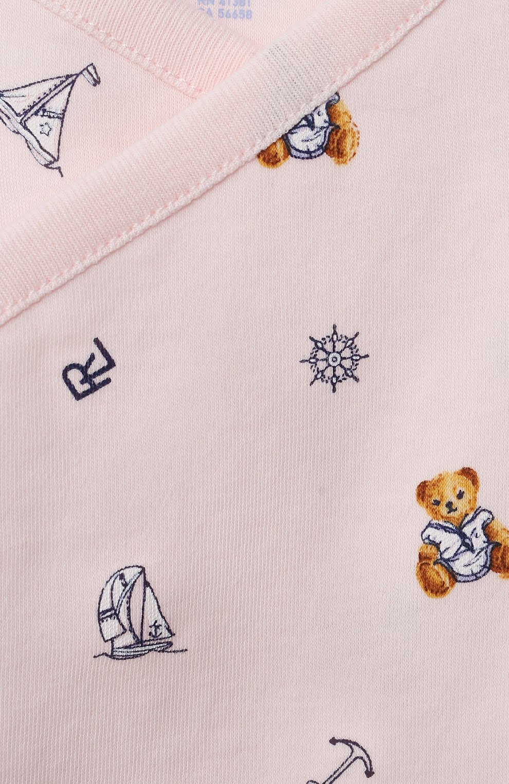 Детское комплект из двух боди POLO RALPH LAUREN розового цвета по цене 5550 руб., арт. 310833431 | Фото 3 Детское комплект из двух боди POLO RALPH LAUREN розового цвета, арт. 310833431 | Фото 3