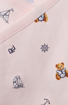 Детское комплект из двух боди POLO RALPH LAUREN розового цвета по цене 5550 руб., арт. 310833431 | Фото 3 Детское комплект из двух боди POLO RALPH LAUREN розового цвета, арт. 310833431 | Фото 3