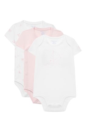 Детское комплект из трех боди POLO RALPH LAUREN разноцветного цвета по цене 7420 руб., арт. 310833428 | Фото 1 Детское комплект из трех боди POLO RALPH LAUREN разноцветного цвета, арт. 310833428 | Фото 1