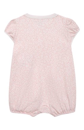 Детское хлопковый песочник POLO RALPH LAUREN розового цвета по цене 4600 руб., арт. 310833418 | Фото 2 Детское хлопковый песочник POLO RALPH LAUREN розового цвета, арт. 310833418 | Фото 2