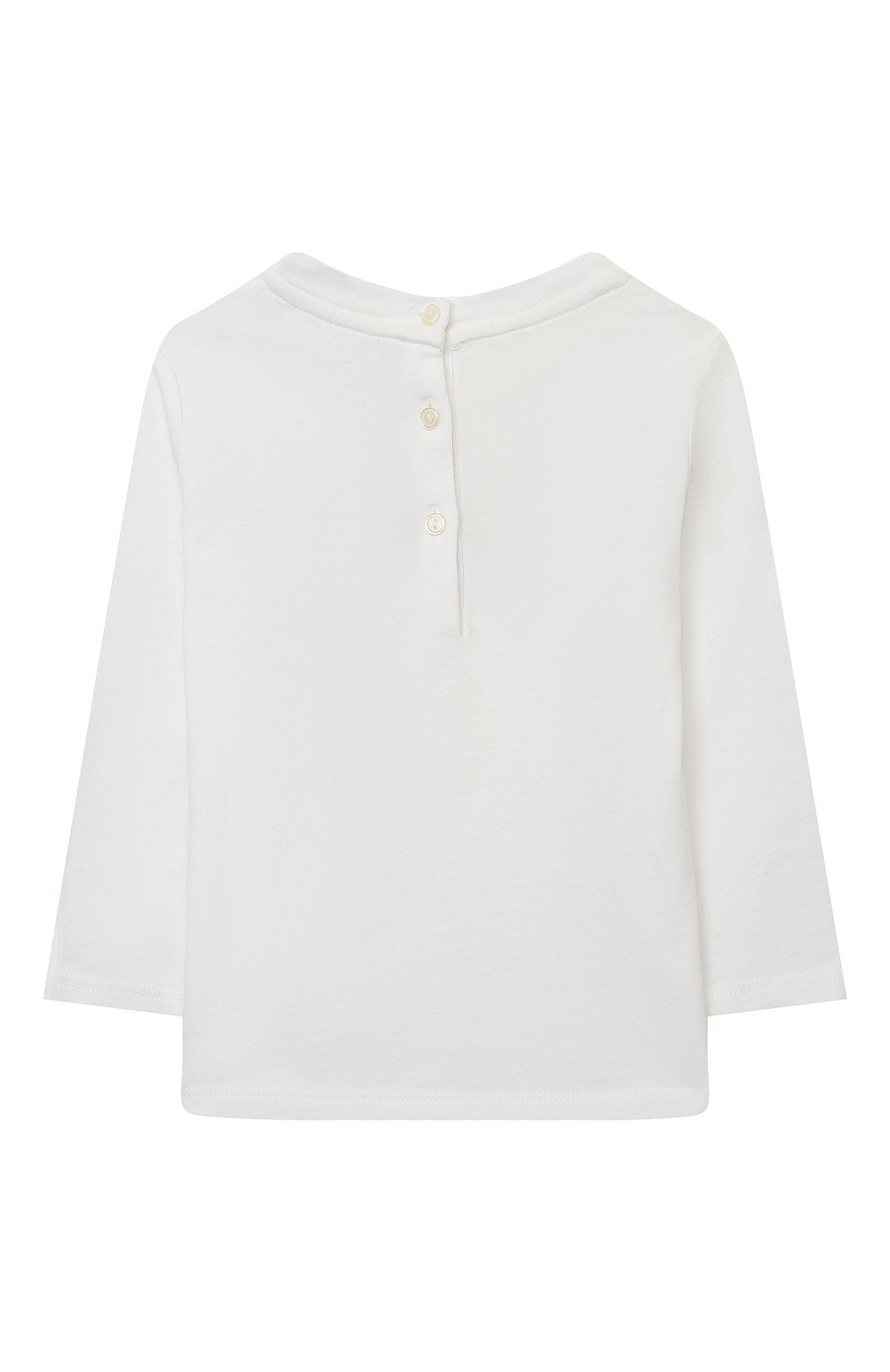 Детский хлопковый лонгслив POLO RALPH LAUREN белого цвета по цене 3475 руб., арт. 310814244 | Фото 2 Детский хлопковый лонгслив POLO RALPH LAUREN белого цвета, арт. 310814244 | Фото 2