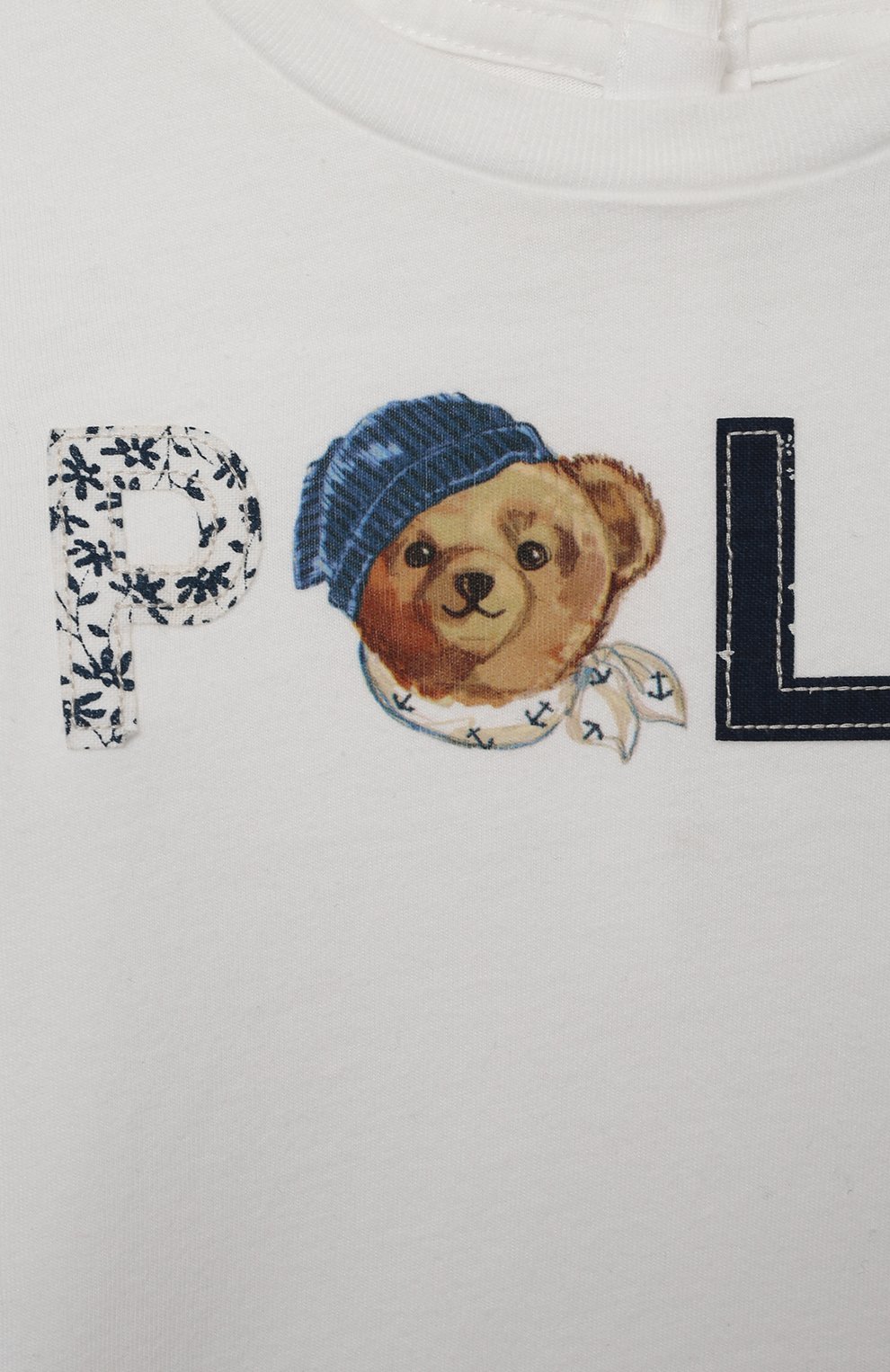 Детский хлопковый лонгслив POLO RALPH LAUREN белого цвета по цене 3475 руб., арт. 310814244 | Фото 3 Детский хлопковый лонгслив POLO RALPH LAUREN белого цвета, арт. 310814244 | Фото 3