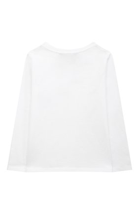 Детская хлопковый лонгслив POLO RALPH LAUREN белого цвета по цене 3950 руб., арт. 312814244 | Фото 2 Детская хлопковый лонгслив POLO RALPH LAUREN белого цвета, арт. 312814244 | Фото 2