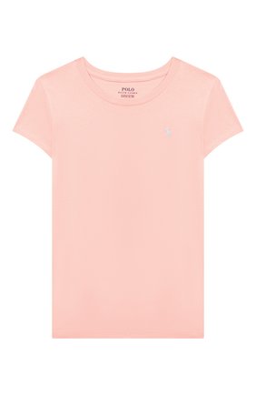 Детская хлопковая футболка POLO RALPH LAUREN розового цвета по цене 2995 руб., арт. 313833549 | Фото 1 Детская хлопковая футболка POLO RALPH LAUREN розового цвета, арт. 313833549 | Фото 1