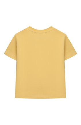 Детский хлопковая футболка POLO RALPH LAUREN желтого цвета по цене 2345 руб., арт. 320832904 | Фото 2 Детский хлопковая футболка POLO RALPH LAUREN желтого цвета, арт. 320832904 | Фото 2