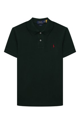 Детское хлопковое поло POLO RALPH LAUREN темно-зеленого цвета по цене 3885 руб., арт. 323547926 | Фото 1 Детское хлопковое поло POLO RALPH LAUREN темно-зеленого цвета, арт. 323547926 | Фото 1