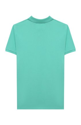 Детское хлопковое поло POLO RALPH LAUREN бирюзового цвета по цене 3885 руб., арт. 323547926 | Фото 2 Детское хлопковое поло POLO RALPH LAUREN бирюзового цвета, арт. 323547926 | Фото 2