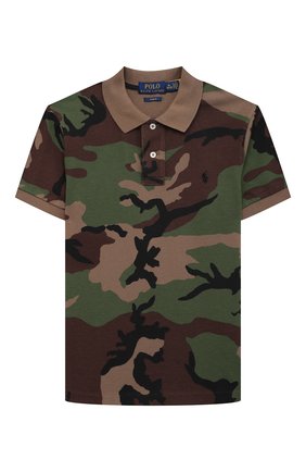 Детское хлопковое поло POLO RALPH LAUREN хаки цвета по цене 6725 руб., арт. 323836692 | Фото 1 Детское хлопковое поло POLO RALPH LAUREN хаки цвета, арт. 323836692 | Фото 1 (Материал внешний: Хлопок; Рукава: Короткие; Ростовка одежда: 13 - 15 лет | 158 см, 10 - 11 лет | 140 - 146см, 9 лет | 134 см, 16 лет | 164 см)