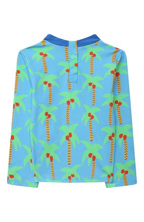 Детского купальный костюм STELLA MCCARTNEY бирюзового цвета по цене 6910 руб., арт. 602572/SQK66 | Фото 3 Детского купальный костюм STELLA MCCARTNEY бирюзового цвета, арт. 602572/SQK66 | Фото 3